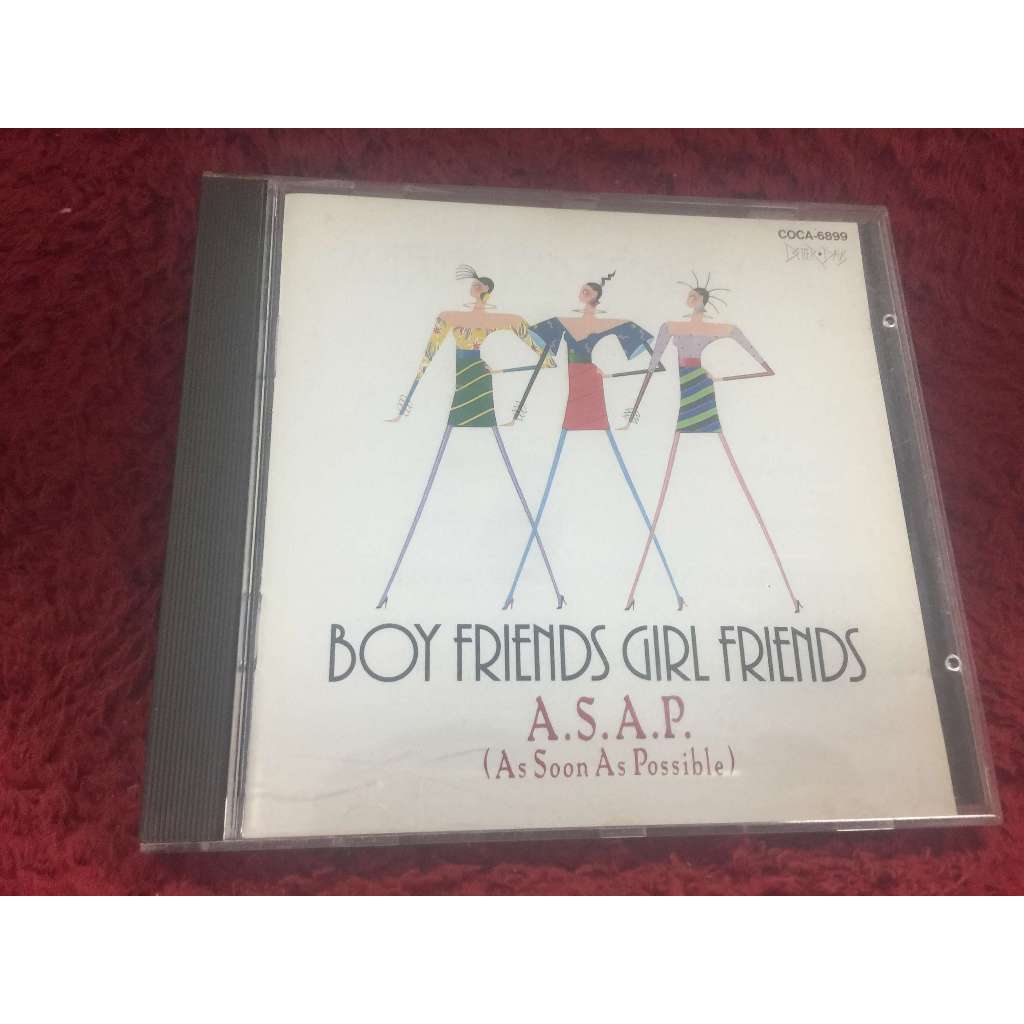 CD A.S.A.P. (As Soon As Possible) – Boy Friends Girl Friends สภาพตามรูปปก ZA165-118