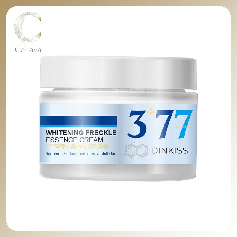 377ครีมแก้ฝ้าผิวขาว50g อุดมไปด้วยไนอาซินาไมด์ ยับยั้งการสร้างเมลามิน เหมาะสำหรับการปรับผิวขาว ลดฝ้า และเติมความชุ่มชื้นใ