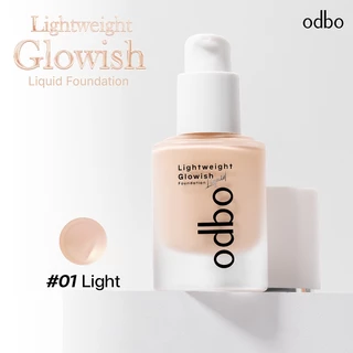 ODBO (NEW!! รองพื้นสูตรโกลว์ ) LIGHTWEIGHT GLOWISH LIQUID FOUNDATION OD4014