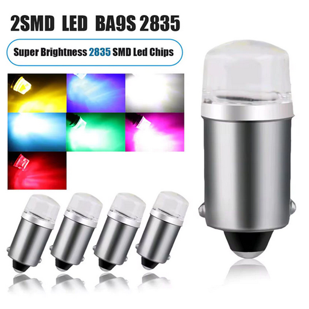 หลอดไฟสัญญาณ ขั้ว Ba9S Led 12V ( ราคา/1หลอด) สินค้าพร้อมจัดส่ง