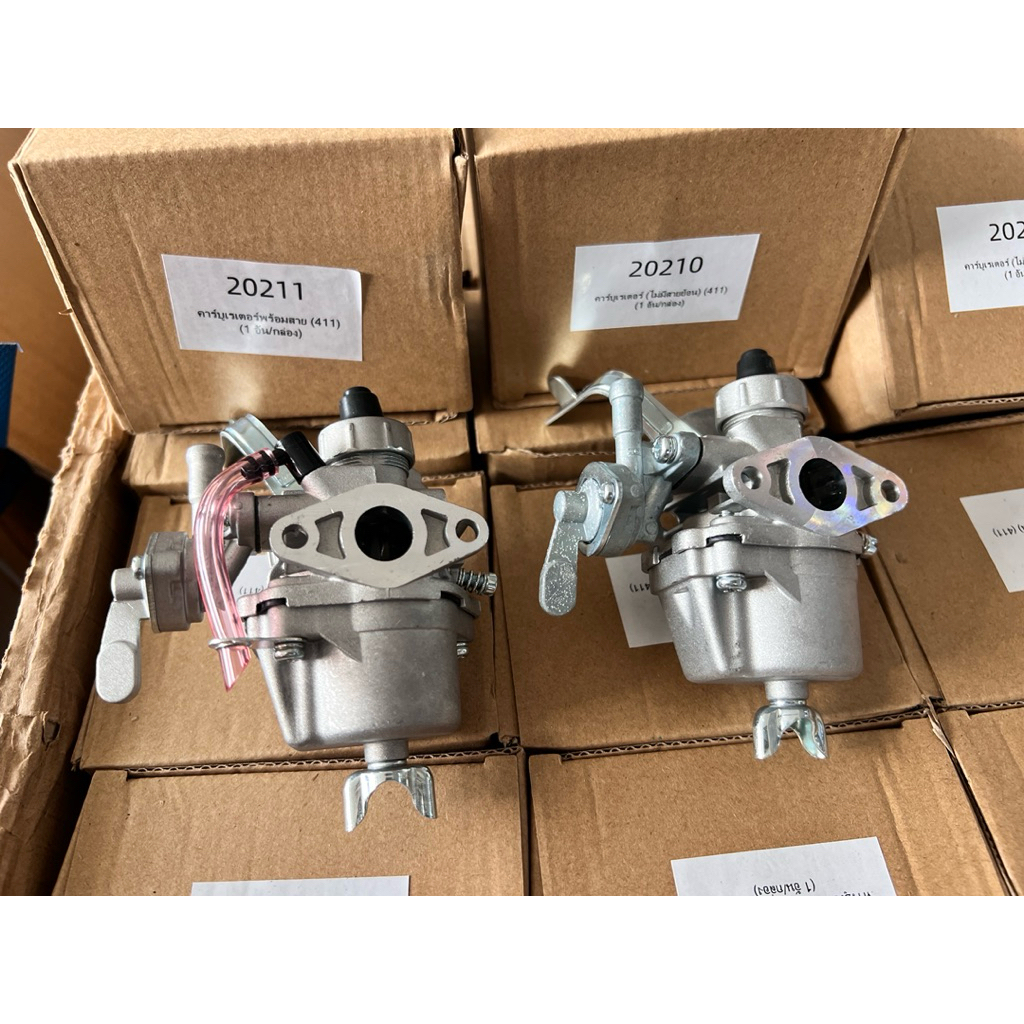 คาร์บู rbc411 nb411 แบบมีสาย ยี่ห้อ Hua R corp Japan แบบไม่มีสาย ยี่ห้อ Tokida เครื่องตัดหญ้า 2จังหวะ ราคาส่ง