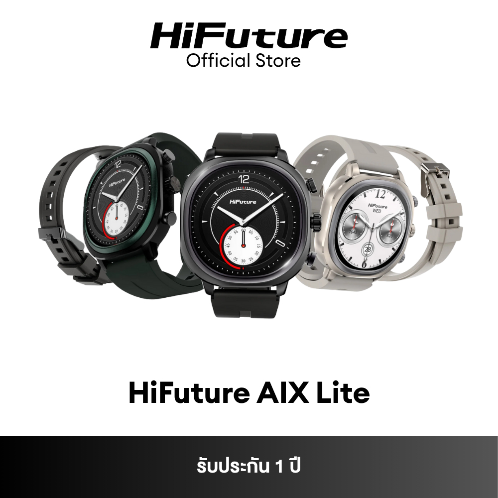 HiFuture AIX Lite สมาร์ทวอทช์ มีฟีเจอร์ AI หน้าจอ AMOLED 1.43 นิ้ว