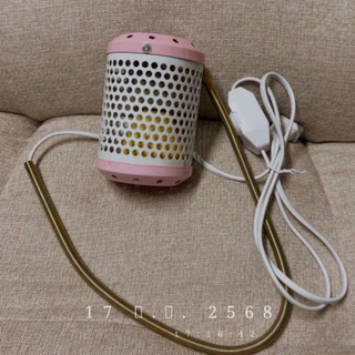🤎พร้อมส่ง🤍 ไฟกกนก ไฟอุ่น ขนาด 50 วัตต์ สายไฟสีขาวปรับระดับความร้อนได้ ยาว 1.8 เมตร มี 4 สี