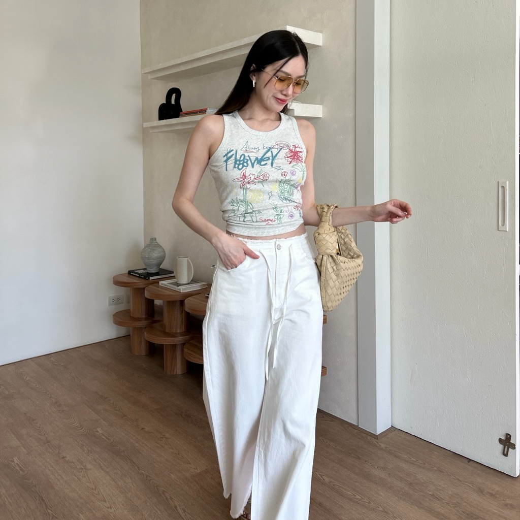 tshop กางเกงยีนส์ Denim ขอบลุ่ย ราคา ถูกที่สุด โปรบีเคเค แกลเลอรีภาพที่ 5
