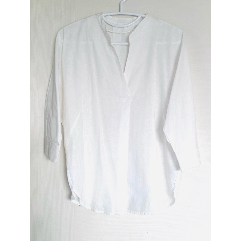 GU เสื้อลินิน คอปก สกิปเปอร์ (Skipper) M