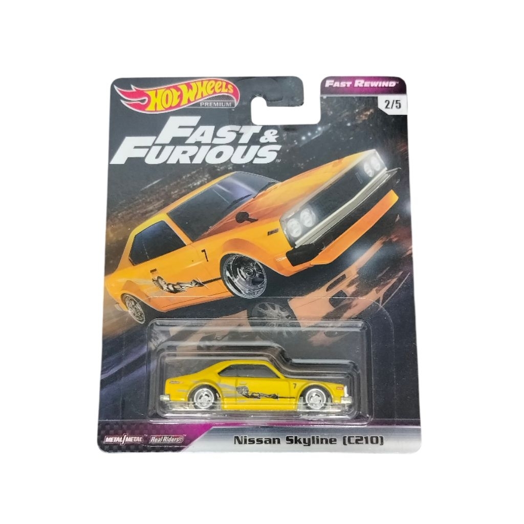 Hot Wheels Premium – Fast & Furious Fast Rewind Seriesโมเดลพรีเมียม Nissan Skyline (C210)