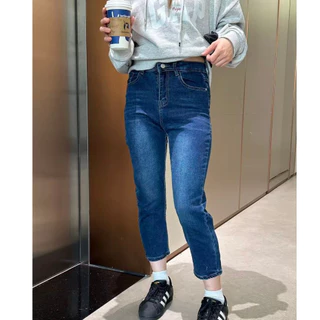 Beautified 👖🌻กางเกงยีนส์เอวสูง เนื้อผ้ายืดคุณภาพดี ทรงหลวมดูผอม ไซส์S-5XL👖🌻#V128#V129