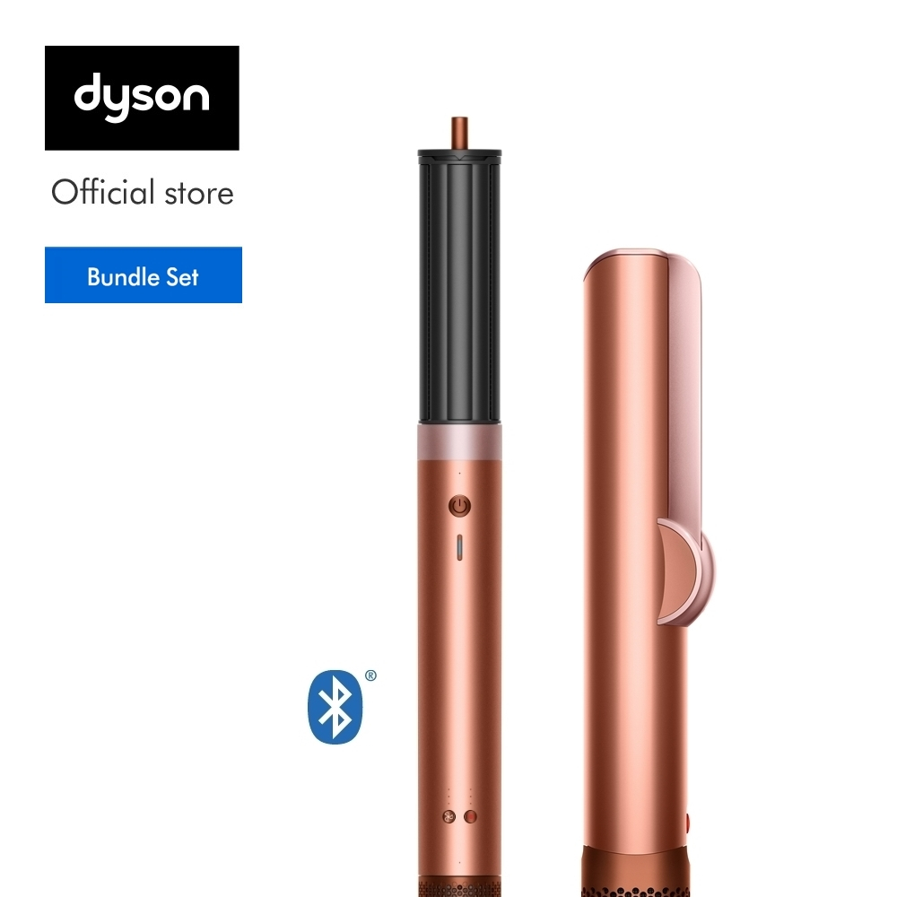 [Bundle set] Dyson Airwrap Co-anda2x multi-styler and dryer  และ Dyson Airstrait  สี Amber silk ชุดเ
