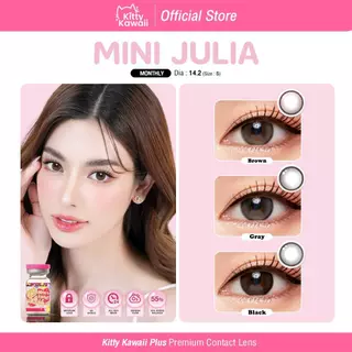 Kitty Kawaii Contact Lens : Mini Julia - คอนแทคเลนส์รายเดือนคิตตี้ คาวาอิ พัส (VIAL)