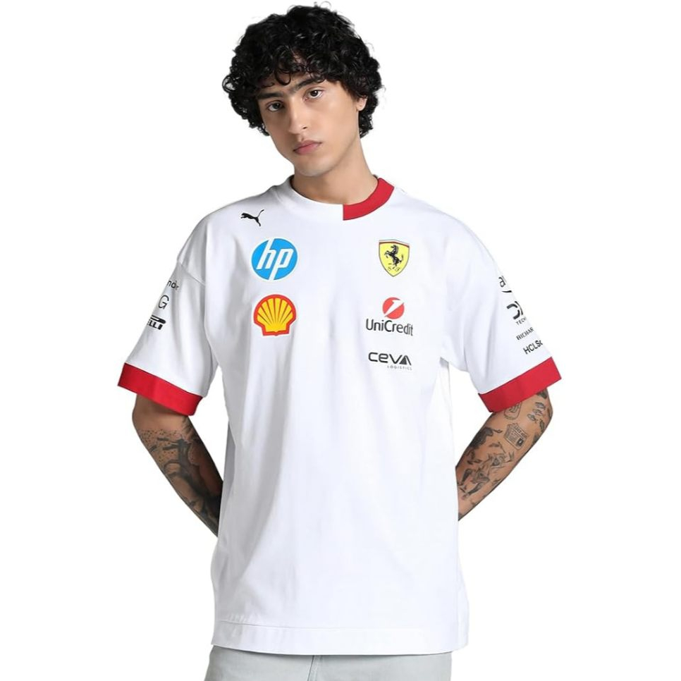 [Pre-Order] Genuine : PUMA Scuderia Ferrari F1 2025 Driver's Oversized T-Shirt
