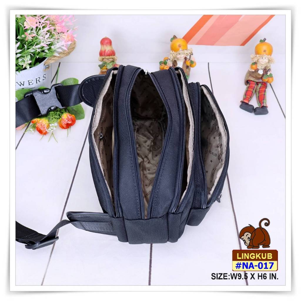 กระเป๋าคาดเอว ผ้านาโน NA-017 ยี่ห้อ LING KUB #คาดเอวแม่ค้า #กระเป๋าคาดเอว #คาดเอวขายของ - รูปที่ 4