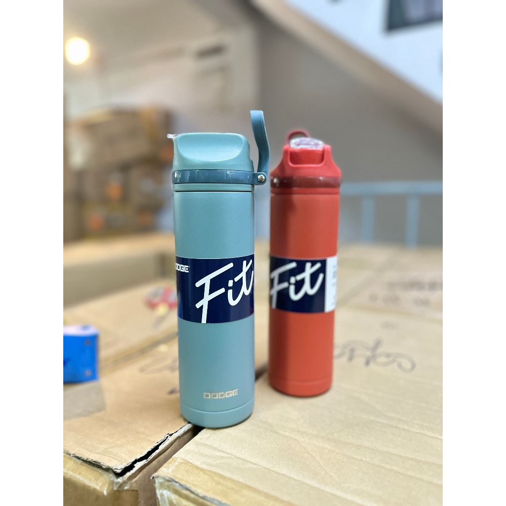 DODGE กระบอกน้ำสแตนเลสเก็บความร้อนเเละเย็น รุ่นหูหิ้ว 900ml 1300ml 1700ml (ของแท้)