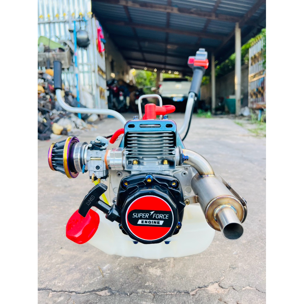 ชุดลานดึงเบา I-Start เครื่องตัดหญ้า Kawasaki TD40 Mitsubishi T200 ดึงสตาร์ท 3 ระบบ