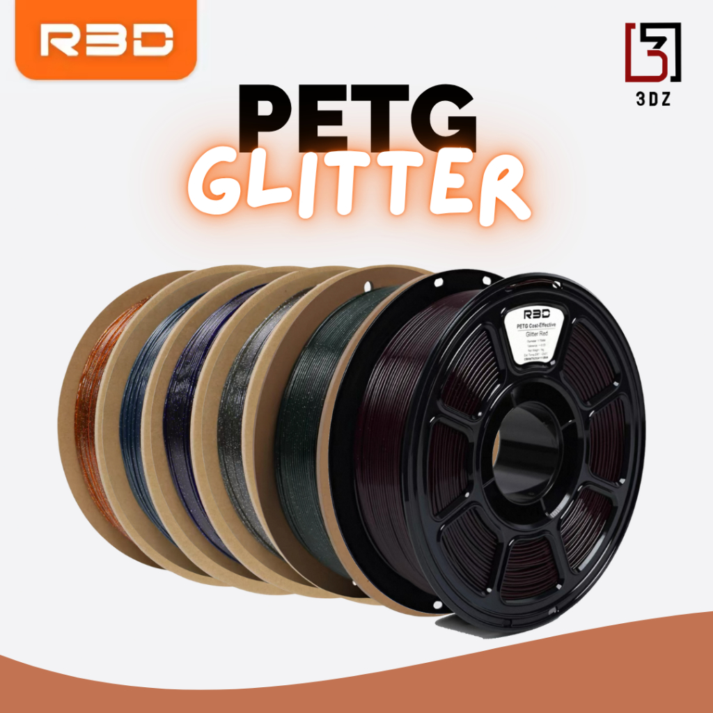 R3D PETG Filament(Glitter) เส้นพลาสติก ขนาด 1.75มม.