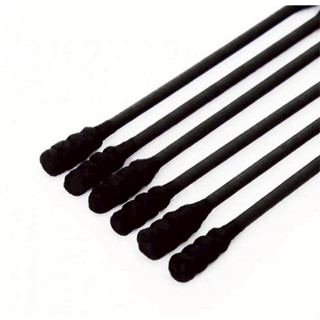 คอตตอนบัด 2 หัว (สีดำ) | สำลีทำความสะอาดหู/แต่งหน้า | เนื้อน…