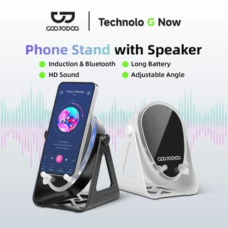 GOOJODOQ ลำโพง ขาตั้งโทรศัพท์ Rgb ลำโพงบลูทูธ Bluetooth 5.3 ลำโพง 2.5 วัตต์ เวลาเล่น 5 ชั่วโมง