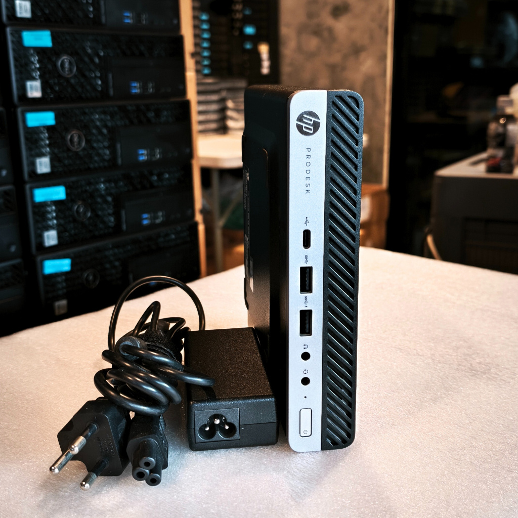มินิคอมพิวเตอร์ HP ProDesk 600 G5 mini CPU i5-9500T (i5GEN9) Windows 11 Pro แท้ ต่อ WiFi ได้ มือสอง