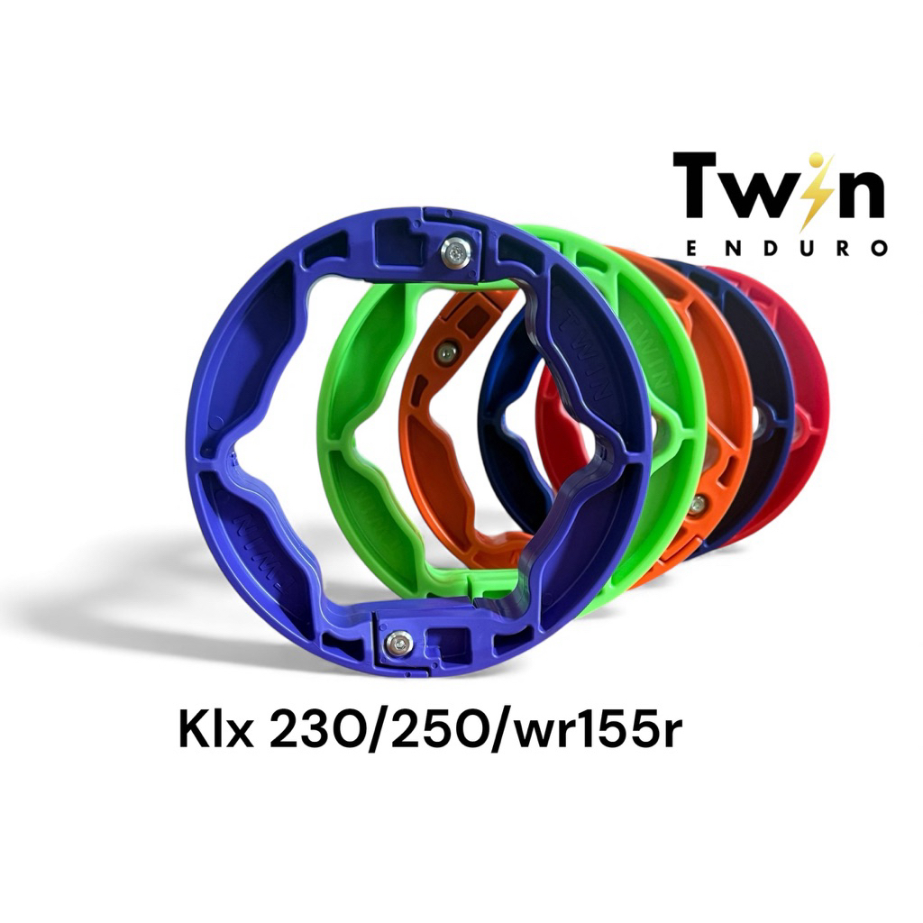 ชุดอะไหล่กันโซ่ตก 230,250สำหรับรถ Klx และ WR155R สีสันสดใส คุณภาพจาก Twin ENDURO