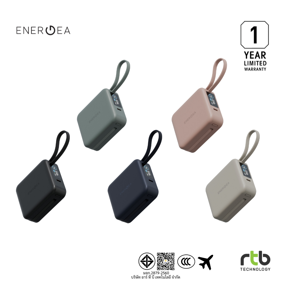 [CCC] Energea MagPac Mini Plus พาวเวอร์แบงค์ Powerbank 10000mAh แบตสำรอง 4in1 PD20W ชาร์จเร็ว