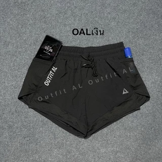 กางเกงวิ่งออกกำลังกายผู้หญิง 2ชั้นมีกระเป๋าด้านข้าง RG07
