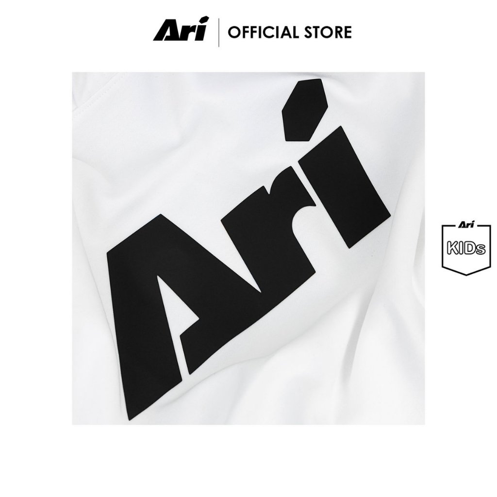 ARI KIDS ESSENTIAL HOODIE – WHITE (AAP3150-02) เสื้อฮู้ด เด็ก อาริ ESSENTIAL สีขาว ราคา ถูกที่สุด ดีลบีเคเค แกลเลอรีภาพที่ 4