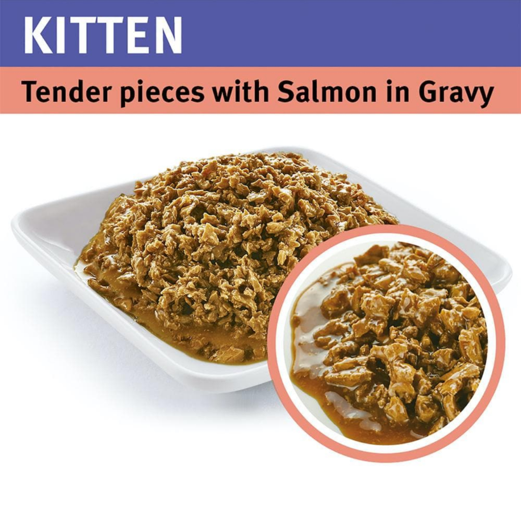 PRO PLAN Kitten Salmon in Gravy อาหารเปียกสูตรลูกแมว แซลมอนในเกรวี่ ขนาด 85 g. ราคา ถูกที่สุด ดีลบีเคเค แกลเลอรีภาพที่ 3