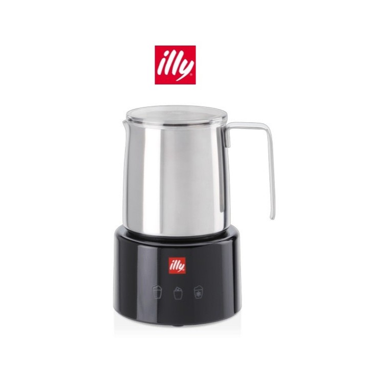 เครื่องตีฟองนมไฟฟ้า illy (สีดำและสแตนเลสสตีล) ILLY ELECTRIC INDUCTION MILK FROTHER BLACK/ST.STEEL