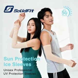 【จัดส่งจากประเทศไทย】Solidfit แขนเสื้อ แขนเสื้อเย็น UPF50+ สวมใส่สบาย ปกป้องแสงแดดได้ดี ป้องกันรังสี UV ได้ 99%
