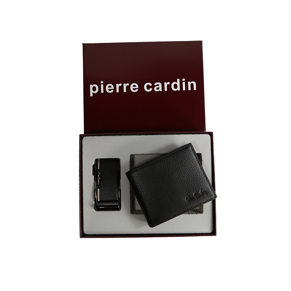 Pierre Cardin طقم هدية محفظة + حزام GWB25-F6