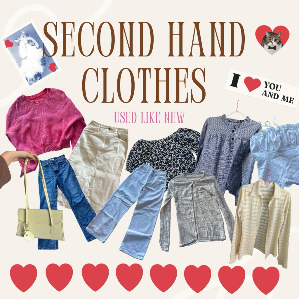 second hand clothes 🎀 | เสื้อผ้ามือสอง used like new :-)
