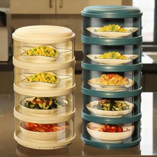 เก็บอาหาร 3/4/5 ชั้นเก็บอุณหภูมิ ชั้นวางอาหารชั้นเก็บอาหารฝา…