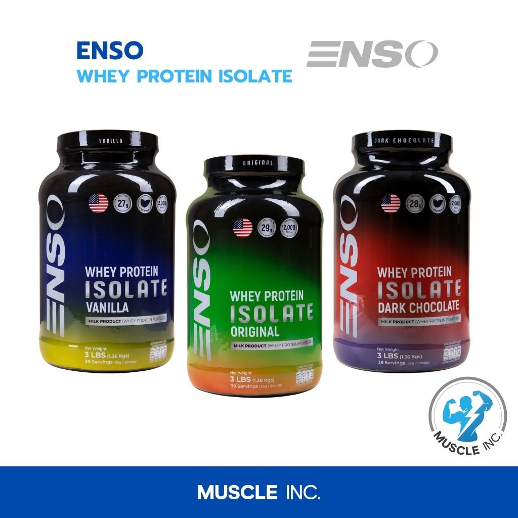 ENSO- Whey Protein Isolate ขนาด 3lb พร้อมส่ง!!