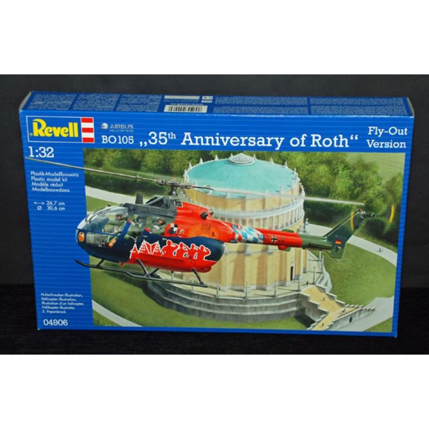 พลาสติก โมเดล ประกอบ REVELL สเกล 1/35 BO105 ‘35th Anniversary of Roth’ (04906)