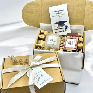 (Gift Set) ของขวัญเทียนหอม ไม่มีฝาไม้ ขนาด 40 g ของขวัญปัจฉิ…