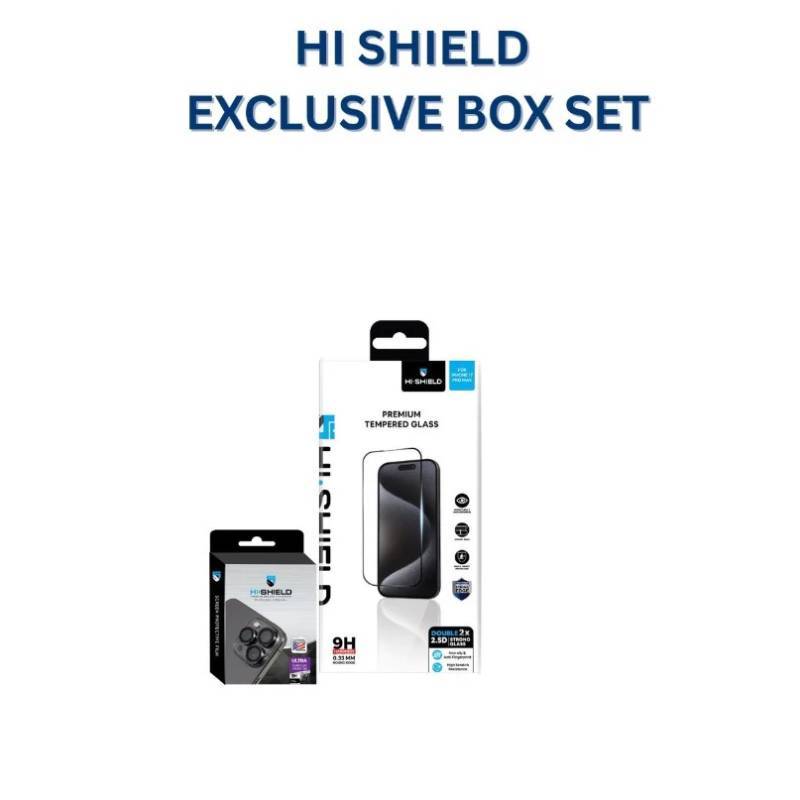 HI-SHIELD Boxset 8 [Film / Lens] สำหรับ iPhone 17 Pro / 17 Pro Max
