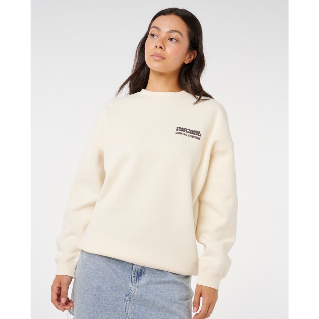 RIPCURL  เสื้อกันหนาวผู้หญิง 0AMWFL SURF PUFF INSPIRED CREW 2025-S2 ราคา ถูกที่สุด ดีลบีเคเค แกลเลอรีภาพที่ 6