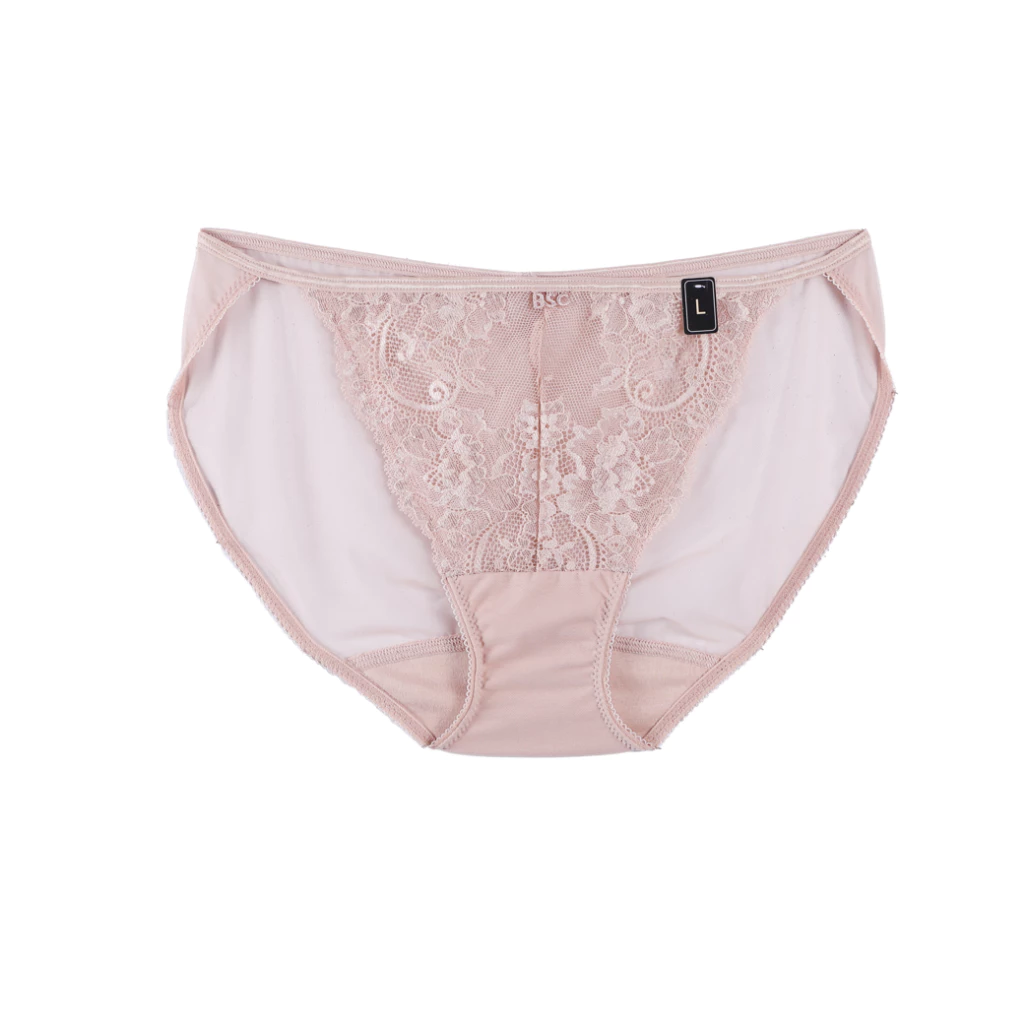BSC Lingerie กางเกงชั้นใน รูปแบบ SEXI BIKINI ผ้าตาข่ายแต่งลูกไม้ รุ่น BU1628