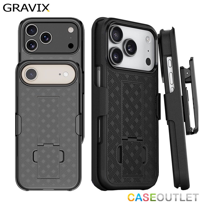 เคส iPhone 17 air 16 15 14 13 12 11 pro max plus + iphone17 หนีบเข็มขัด เหน็บเอว Clip หมุนตั้งได้ เข