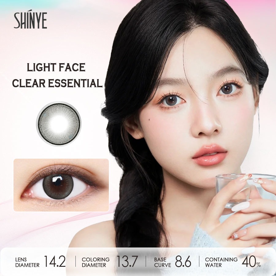 [ขายดี] SHINYE Gray Contact Lens :（Contact Lens Si)14.5มม คอนแทคเลนส์รายเดือน  คอนแทคเลนส์สีแบบใช้ 6 เดือน