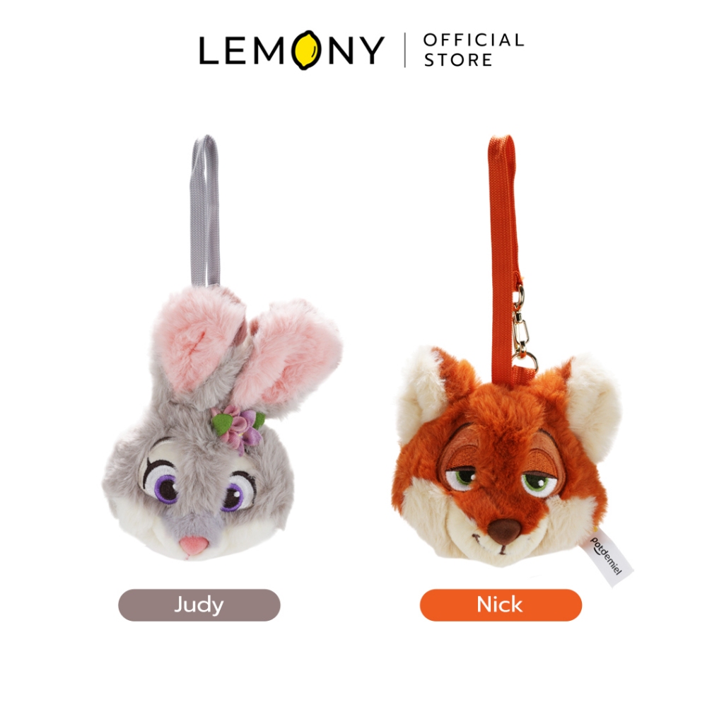 LEMONY พวงกุญแจตุ๊กตากระจก ซูโทเปีย Disney Zootopia Collection
