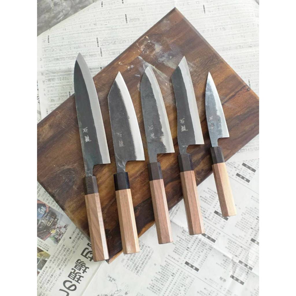 ISHIZUCHI Kurochi AO2 Octagon Walnut Handle (มีดญี่ปุ่น)