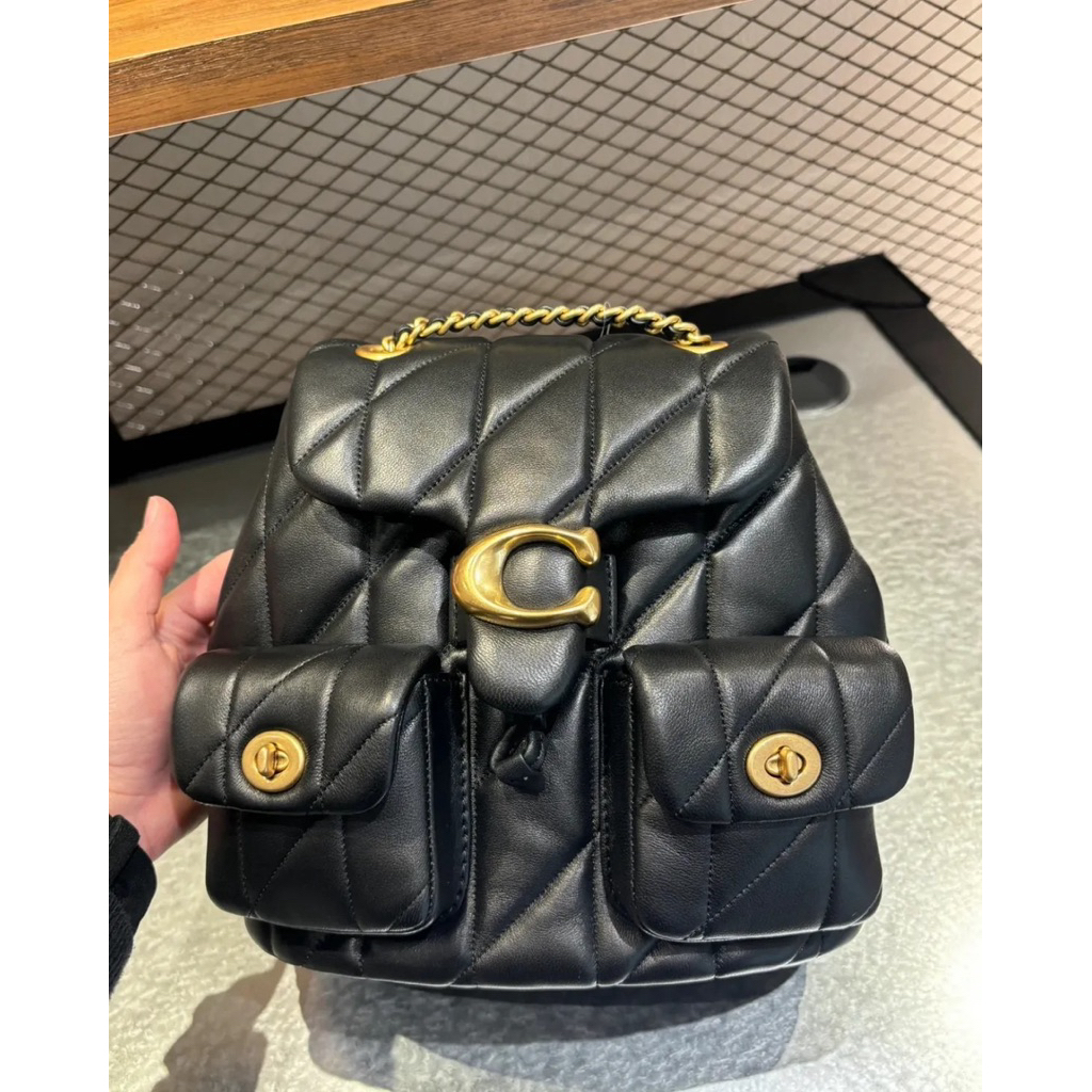 กระเป๋าเป้ได้ สะพายได้ Coach Coach Tabby Backpack ถุงผ้า  ขนาด 8 3/4" (L) x 8 1/4" (H) x 5 1/4" (W)