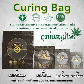 TerpLoc Curing Bag ถุงบ่มสมุนไพรควบคุมความชื้น ป้องกันเชื้อรา รักษากลิ่น (หลายขนาด) มาตรฐาน GACP THAILAND