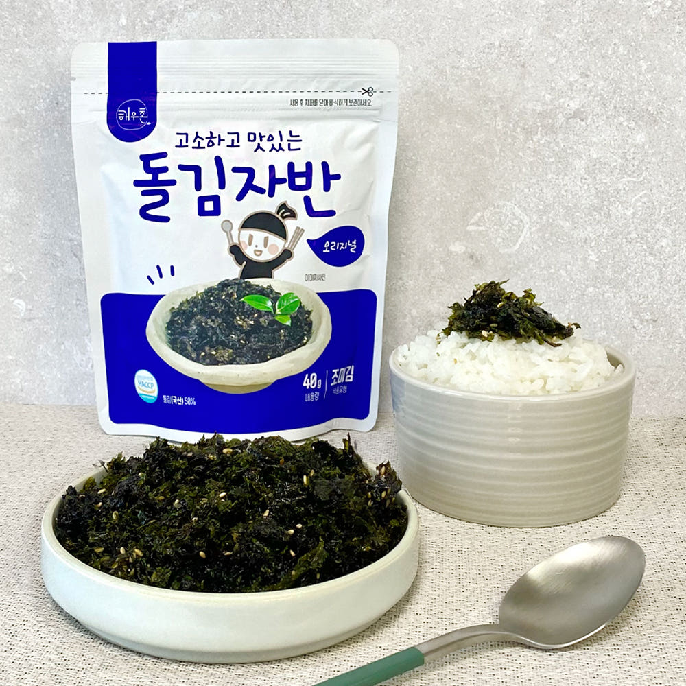 กิมจาบัน Gimjaban สาหร่ายโรยข้าว สาหร่ายทะเลปรุงรส สาหร่ายนำเข้าจากเกาหลี ราคา ถูกที่สุด ดีลบีเคเค แกลเลอรีภาพที่ 2