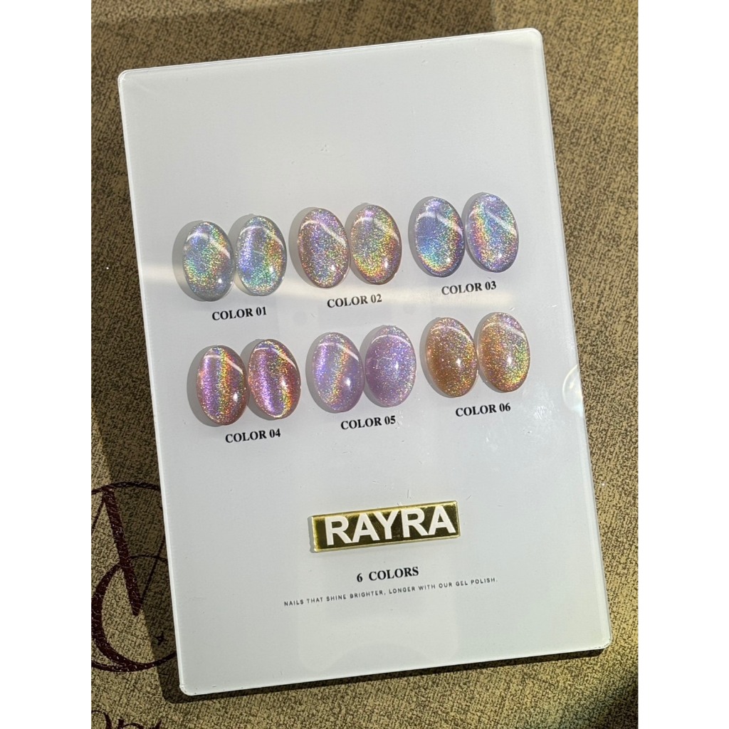 ยกเซตสีเจล Rayra premium gel 6 color RL28    RL-CE-RL28-99 ใช้สำหรับแต่งเล็บ