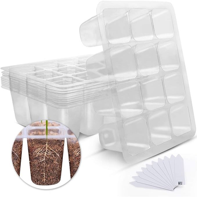 ถาดเพาะ เพาะกล้า เพาะเมล็ด กระถางเพาะชำ ถาดใส เพาะต้นกล้า ถาดเพาะชำ ปักชำ ชำกิ่ง  ต้นไม้ seed tray cloning