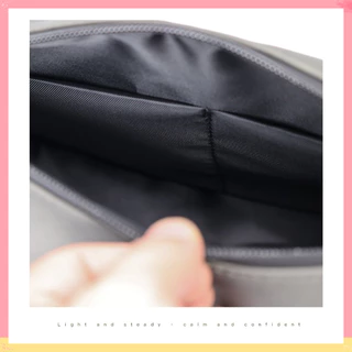 กระเป๋าสะพายข้างผู้ชาย Crossbody PU นิ่ม กันน้ำ มีช่องเยอะ