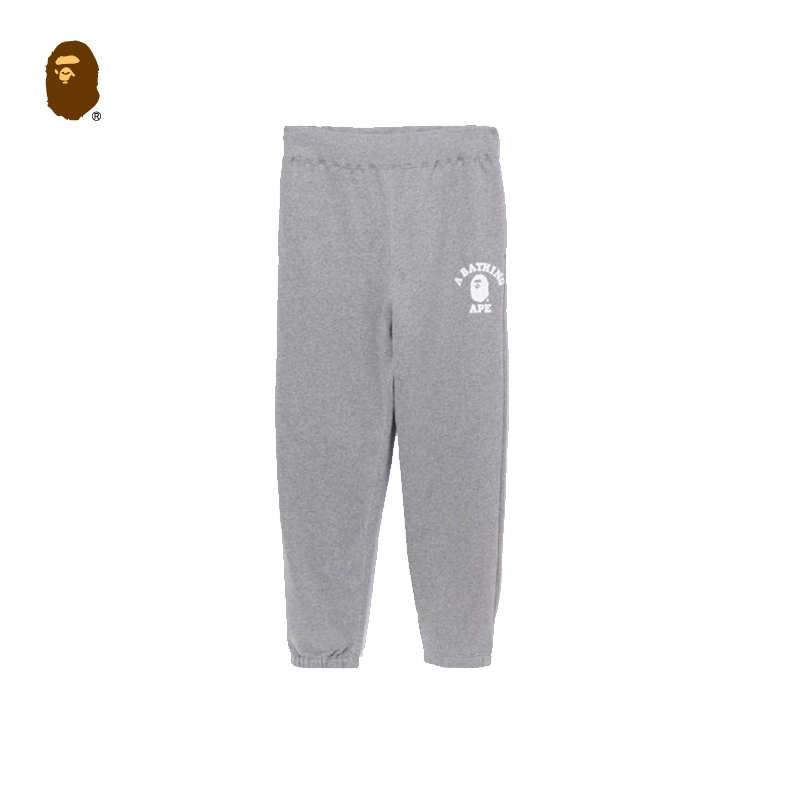 BAPE🇯🇵 พร้อมส่ง/กางเกงBAPE ขายาว กางเกงจ็อกเกอร์บุขนแกะ Ape Head