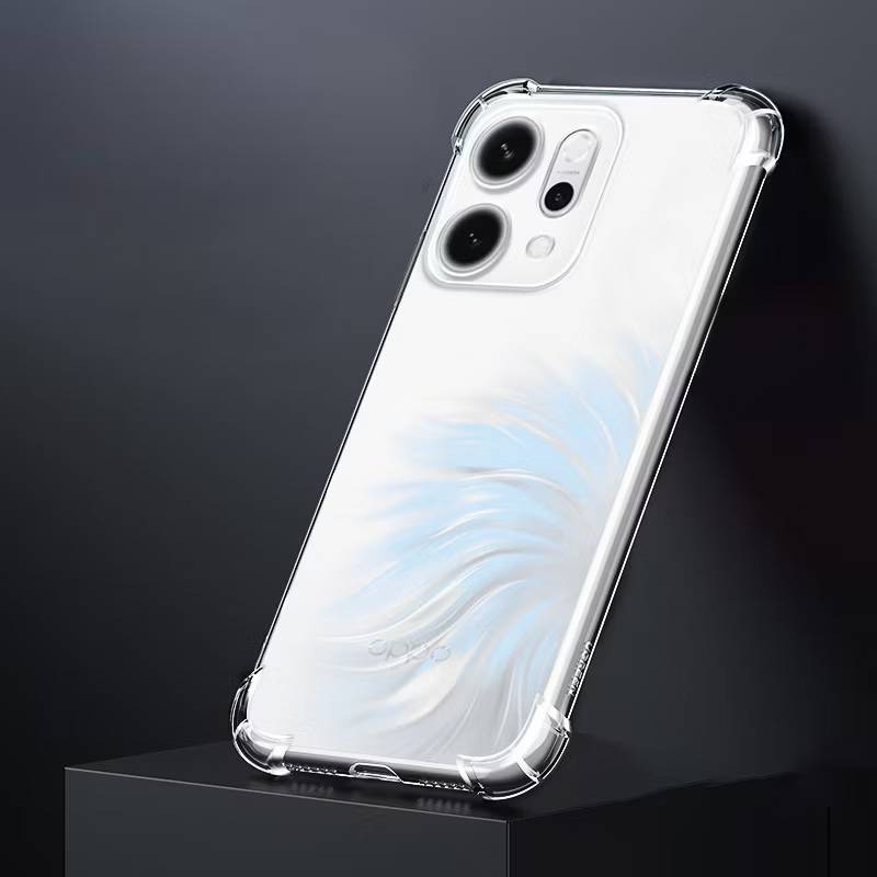 ส่งจากไทย เคสใสกันมุม สำหรับ OPPO Reno14 14F 14Pro Reno13 13F เคสใสกันกระแทก สวยหรู เคสกันกล้อง ส่งไ