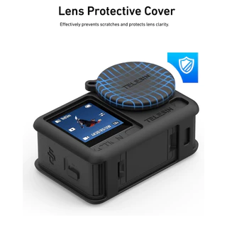 Telesin DJI Osmo Action 6 Silicone Protective Case with Lens Cap เคสซิลิโคนพร้อมฝาปิดเลนส์
